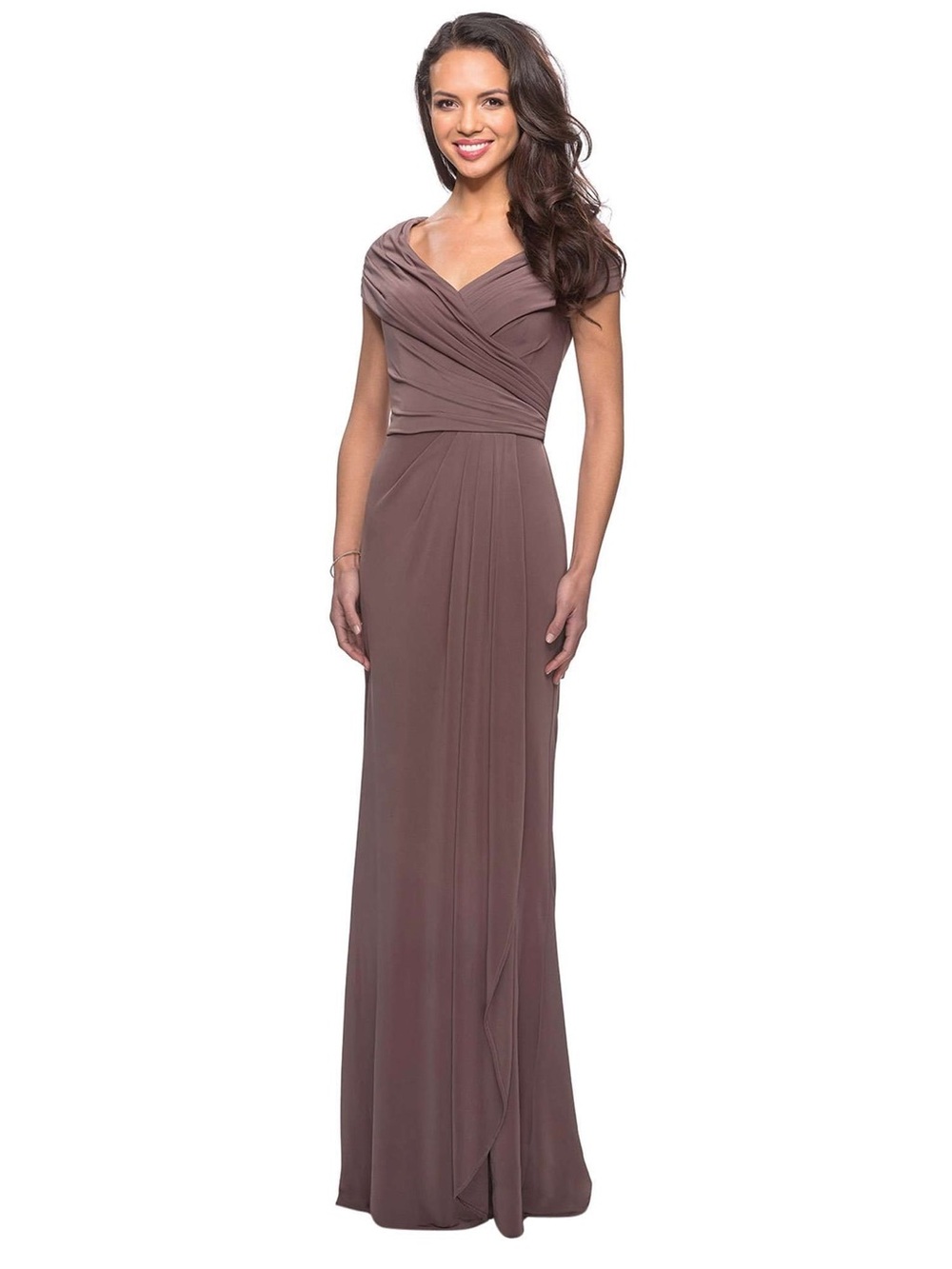 La Femme Cocoa Jersey Gown
Size 8 Nwot $389